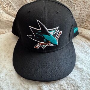 San Jose Sharks 59fifty Black and Gray Cap
